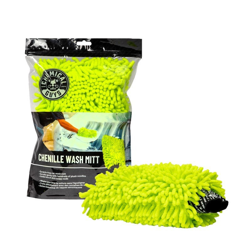 Chemical Guys Chenille Premium Scratch-Free Microfiber Wash Mitt - Mo-Moto