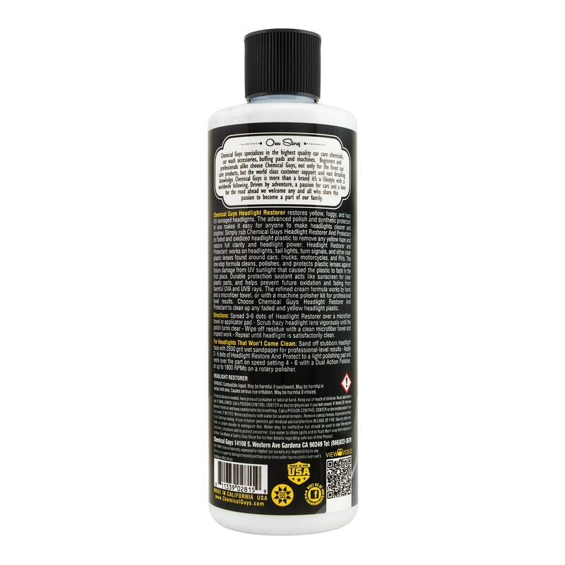 Chemical Guys Headlight Restorer & Protectant - 16oz - Mo-Moto