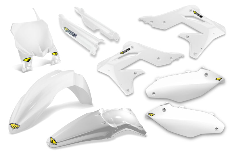 Cycra 13-16 Kawasaki KX250F Powerflow Body Kit - White - Mo-Moto