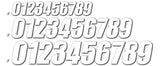 #4 White 6 Slash Series 3/Pk