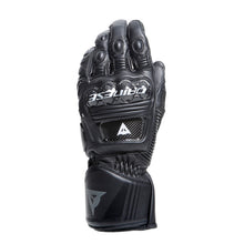 Load image into Gallery viewer, Dainese Druid 4 Leather Gloves Black/Black/Charcoal-Gray - XS