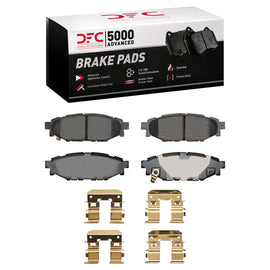 DFC 12-21 Subaru WRX Rear 5000 Advanced Ceramic Brake Pads and Hardware Kit