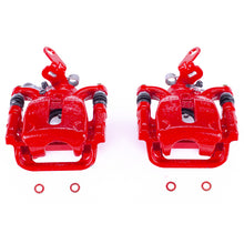 Load image into Gallery viewer, Power Stop 15-18 Volkswagen Golf Rear Red Calipers w/Brackets - Pair