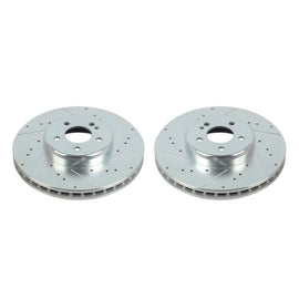 Power Stop 16-20 Mercedes-Benz GLC300 Front Evolution Drilled & Slotted Rotors - Pair