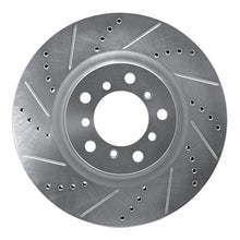 Load image into Gallery viewer, R1 2001-2006 BMW M3 Right Front Drilled &amp; Slotted Silver Brake Rotor