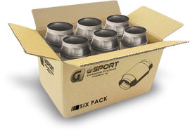 GESI G-Sport 6PK 300 CPSI EPA Compliant 2.5in Inlet/Outlet GEN1 High Output Cat Conv Assembly