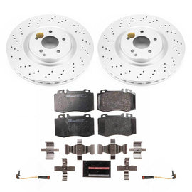 Power Stop 02-04 Mercedes-Benz C32 AMG Front Euro-Stop Brake Kit