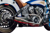 Indian Scout Mid Length Cannon Brushed Ss