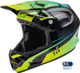 Werx-R Helmet Hi-Vis/Teal Carbon Xs