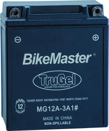BikeMaster TruGel Battery MG12A-3A1