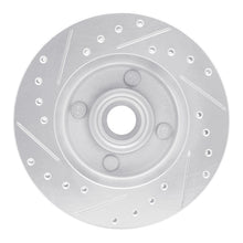 Load image into Gallery viewer, R1 78-93 Ford Granada Front Right Drilled &amp; Slotted Silver Brake Rotor