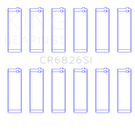 King Engine Bearings HolDEn 175/190 3.6L (Size +0.75mm) Connecting Rod Bearing Set