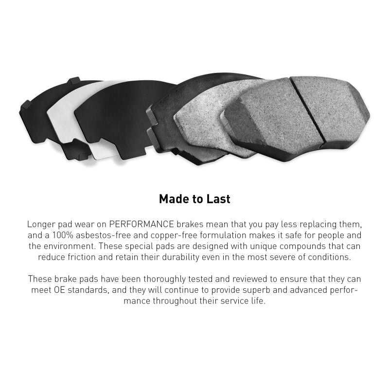 R1 2005-2023 Subaru Impreza Rear R1 Performance Sport Pads & Hardware Kit