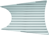 Kuryakyn Finned Mid Primary Accent Cover Chrome