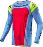 Techstar Ocuri Jersey Lt Blue/Ylw Fluo/Red Berry Sm