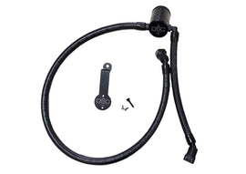 J&L 18-25 Jeep Wrangler JL 3.6L Driver Side Oil Separator 3.0 - Black Anodized