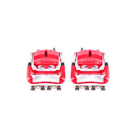 Power Stop 04-05 Ford F-150 Front Red Calipers w/Brackets - Pair