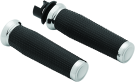 Kuryakyn Thresher Grips 14-17 Indian Models Chrome
