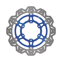 Load image into Gallery viewer, EBC 17-21 Suzuki GSX-R 1000 A (w/ABS/Brembo Radial Caliper) Front Left/Right Vee Floating Blue Rotor