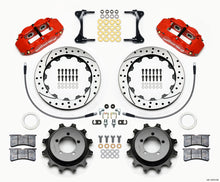 Load image into Gallery viewer, Wilwood Narrow Superlite 4R Rear Kit 12.88in Drilled Red 99-05 WRX / 99-07 Impreza
