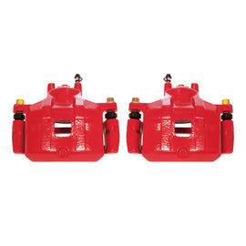 Power Stop 08-17 Mitsubishi Lancer Front Red Calipers w/Brackets - Pair