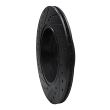 Load image into Gallery viewer, R1 00-06 BMW M3 Rear Right Drilled &amp; Slotted Black Brake Rotor