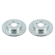 Load image into Gallery viewer, Power Stop 18-19 Nissan Leaf Rear Evolution Drilled &amp; Slotted Rotors - Pair