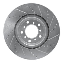 Load image into Gallery viewer, R1 2001-2006 BMW M3 Right Front Drilled &amp; Slotted Silver Brake Rotor