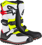 Tech-T Boots White/Red/Yellow/Black Sz 09