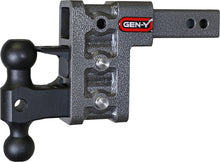 Load image into Gallery viewer, Gen-Y Mega Duty 2in Shank 5in Drop 2K TW 16K Hitch w/GH-051 Dual-Ball/GH-032 Pintle Lock