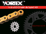 Sprocket/Chain Kit Stl/Alu 16/45t Blk Sx3 525-110l Gld