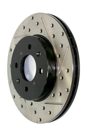 StopTech Power Slot 06-11 Lexus GS Series / 06-12 IS350 Front Left Drilled & Slotted Rotor