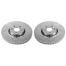 Load image into Gallery viewer, Power Stop 2000 Volvo V70 Front Evolution Drilled &amp; Slotted Rotors - Pair