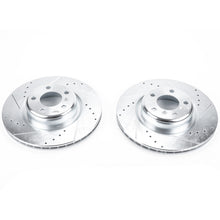 Load image into Gallery viewer, Power Stop 14-16 BMW 228i Rear Evolution Drilled &amp; Slotted Rotors - Pair