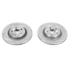Load image into Gallery viewer, Power Stop 06-08 Jaguar S-Type Rear Evolution Drilled &amp; Slotted Rotors - Pair