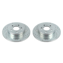 Load image into Gallery viewer, Power Stop 17-18 Mercedes-Benz C300 Rear Evolution Drilled &amp; Slotted Rotors - Pair