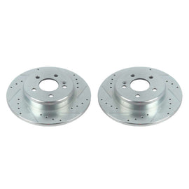 Power Stop 17-18 Mercedes-Benz C300 Rear Evolution Drilled & Slotted Rotors - Pair