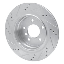 Load image into Gallery viewer, R1 95-99 BMW M3 E36 Left Rear Drilled &amp; Slotted Silver Brake Rotor
