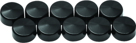 Kuryakyn Kool Kaps Gloss Black 9/16inch Hex Head