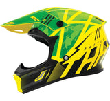 THH Helmets T710XR Battle Green/Black Youth - Small
