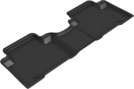 3D MAXpider 2013-2019 Hyundai Santa Fe/Santa Fe Xl Kagu 2nd Row Floormats - Black