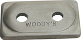 Angled Double Digger Support Plate Double Stud 5/16