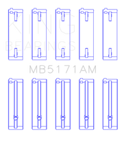 Load image into Gallery viewer, King Mazda FS-DE L4/FP L4/FS L4  DOHC 16 Valve Main Bearing Set - Size STD