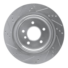 Load image into Gallery viewer, R1 95-99 BMW M3 E36 Left Rear Drilled &amp; Slotted Silver Brake Rotor