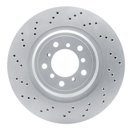 DFC 08-13 BMW 1 Series M Left Front Drilled GeoSPEC Coated Rotor
