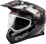 Trekker Cw Conceal Helmet Dual Shld Black/Grey/White Xs