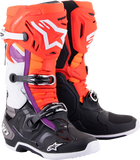 Tech 10 Boots Blk/Flo Red/Flo Org/Wht Sz 12