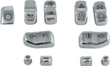 Switch Caps Chr 14-Up 11 Piece