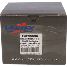 Load image into Gallery viewer, Vertex Pistons  00-06 TRX 350 FE/00-06 TRX 350 FM/00-06 TRX 350 TE Forged Replica Piston Kit