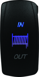 DragonFire Racing Lighted Switch Winch In/Out Blue